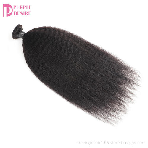 Hot sale Factory wholesale bulk price real human afro kinky straight hair weave